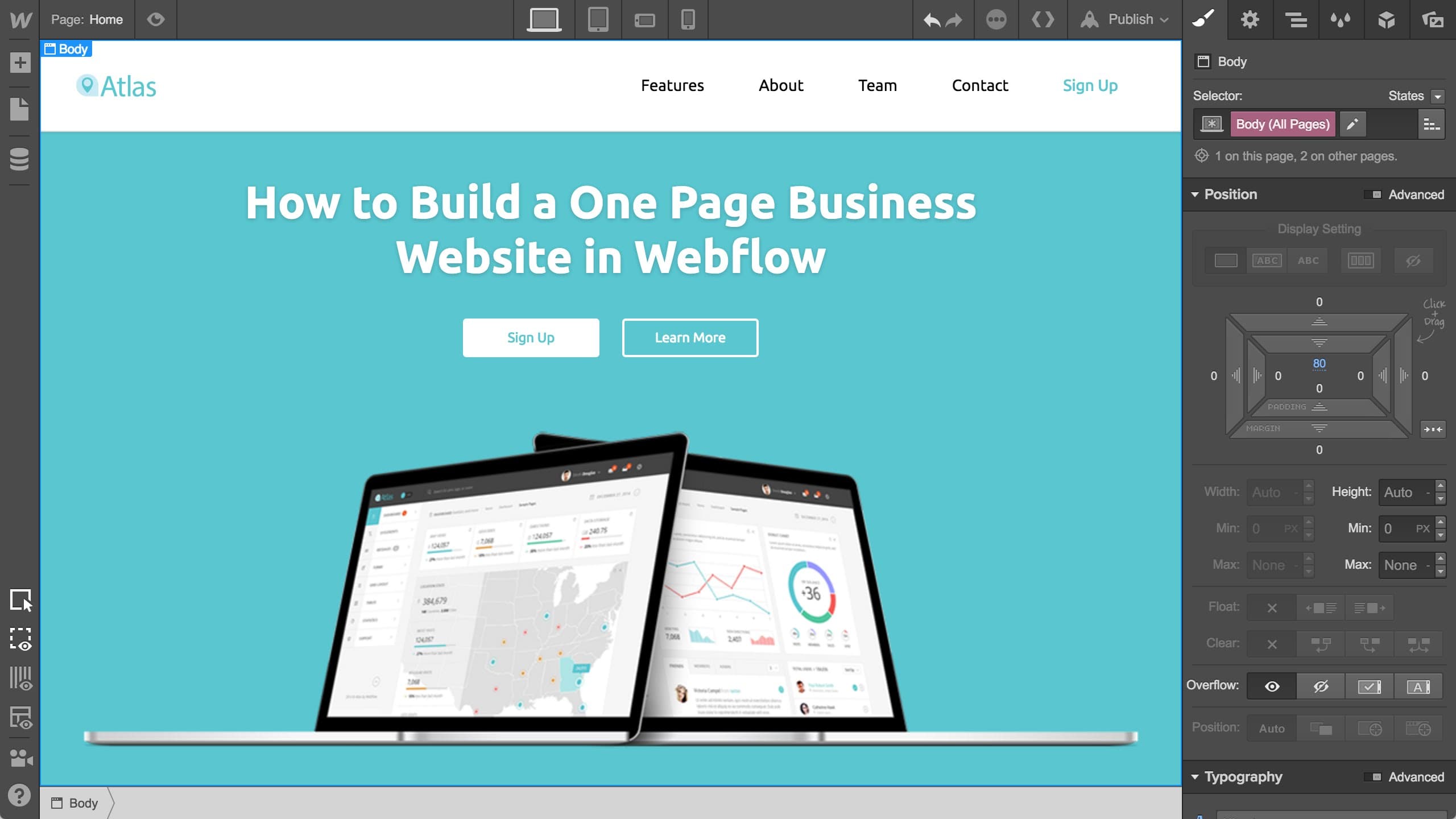 webflow download pdf